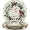 Lenox 835219 Winter Greetings 6-Piece Dinner Plate Set