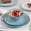 Vancasso VINE 16/32/48 Stoneware Dinnerware Set with Dinner Plate,Dessert Plate,Bowl,Mug Tableware Set Service for 12 Person